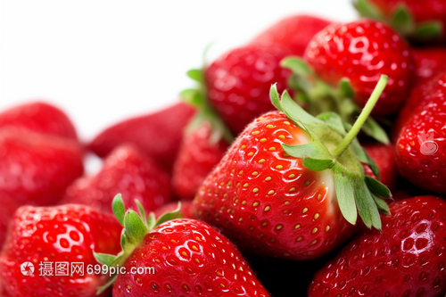 新鲜采摘的草莓 从田间到舌尖的甜蜜体验